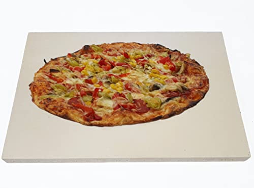 Pizzaplatte Backofenplatte Brotbackplatte Pizzastein Brotbackplatte Flammkuchen Varianten 40 x 40 x 3 cm und kleiner aus Speicherschamotte (40 x 38 x 3) von hs-kamine