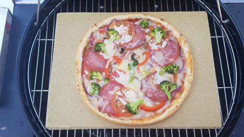 Pizzastein Pizzaplatte Bearbeitet 40 x 30 x 4 cm Backofenplatte Brotbackplatte Flammkuchen Platte echte deutsche Schamotte Nachbearbeitet per Hand ohne scharfe Kanten für Backofen Herd und Grill… Pizzastein Pizzaplatte Bearbeitet 40 x 30 x 4 cm Backofenplatte Brotbackplatte Flammkuchen Platte echte deutsche Schamotte Nachbearbeitet per Hand ohne scharfe Kanten für Backofen Herd und Grill… von hs-kamine