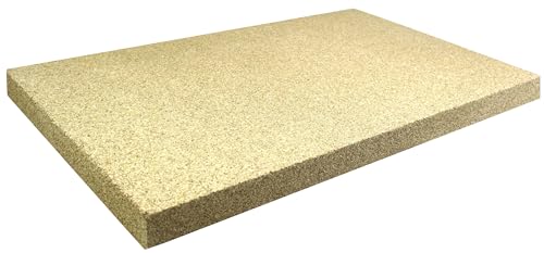Vermiculite Platten Schamott Ersatz SF600 für die Feuerraum Auskleidung bis 1100°C Varianten (400 x 300 x 30 mm, 1 Stück) von hs-kamine