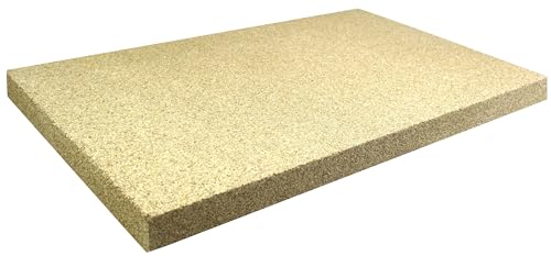 Vermiculite Platten Schamott Ersatz SF600 für die Feuerraum Auskleidung bis 1100°C Varianten (500 x 300 x 25 mm, 1 Stück) von hs-kamine