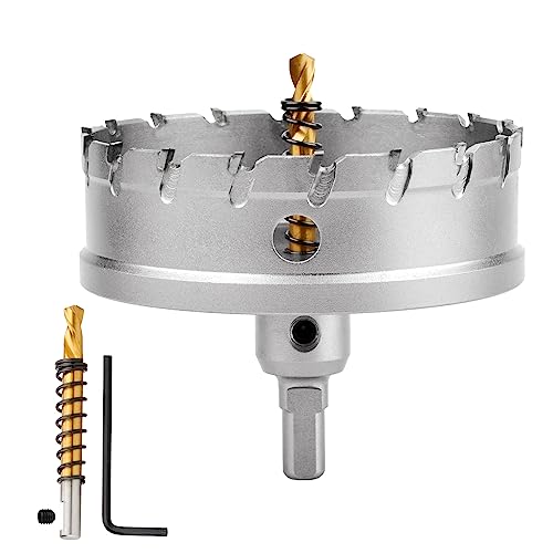 110mm Lochsäge Hartmetall-Bohrer, TCT-Metall Lochsäge Bohrer für Edelstahl, Eisen, Legierung, Holz, Kunststoff 110mm Lochsäge Hartmetall-Bohrer, TCT-Metall Lochsäge Bohrer für Edelstahl, Eisen, Legierung, Holz, Kunststoff von hsawbit