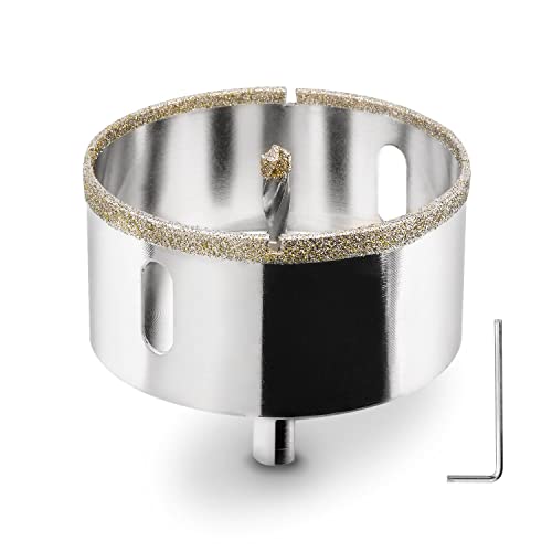 Glasbohrer Lochsäge 50mm,Bohrer Hohlbohrer mit Sechskantschaft für Glas Fliese Keramik Marmor Granit Glasbohrer Lochsäge 50mm,Bohrer Hohlbohrer mit Sechskantschaft für Glas Fliese Keramik Marmor Granit von hsawbit