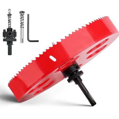 Lochsäge 190mm,HSS lochsäge holz mit SDS plus-Schaft und Sechskant-Schaft bohrkrone für Holz, Trockenbau, Kunststoffe Lochsäge 190mm,HSS lochsäge holz mit SDS plus-Schaft und Sechskant-Schaft bohrkrone für Holz, Trockenbau, Kunststoffe von hsawbit