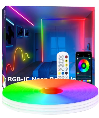 httpsmp 5M RGB+IC Neon Strip Lights, Led Streifen mit APP/Fernbedienung, Musik Sync, 24V IP67 Outdoor Wasserdichte Flexible Leiste httpsmp 5M RGB+IC Neon Strip Lights, Led Streifen mit APP/Fernbedienung, Musik Sync, 24V IP67 Outdoor Wasserdichte Flexible Leiste von httpsmp