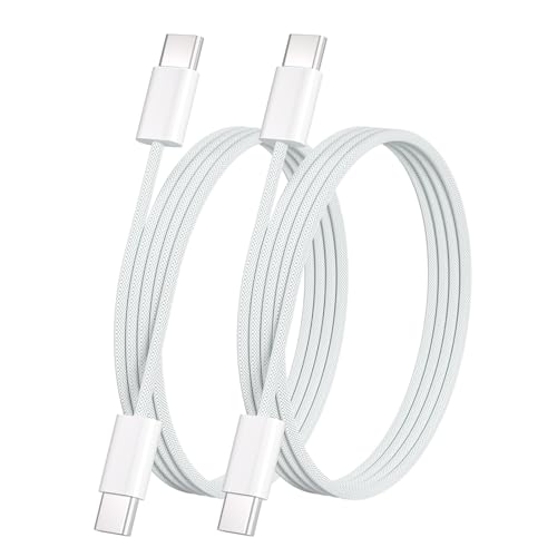 huaham 2Pack 1.8 m USB C zu USB C Kabel Phone15 Ladegerät 60W USBC -Kabel Typ C Schnelles Ladekabel für Phone 15 Pro Max plus Samsung S23 Note 20 iPad Pro Air Mini MacBook Air Air huaham 2Pack 1.8 m USB C zu USB C Kabel Phone15 Ladegerät 60W USBC -Kabel Typ C Schnelles Ladekabel für Phone 15 Pro Max plus Samsung S23 Note 20 iPad Pro Air Mini MacBook Air Air von huaham