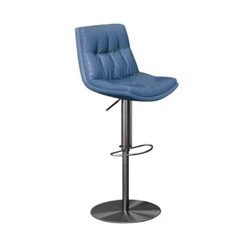 huanglyc-232 Barhocker Hebestuhl Barstuhl Esszimmerstuhl Kassiererstuhl Drehstuhl Edelstahl Stuhlbeine(Blue) von huanglyc-232