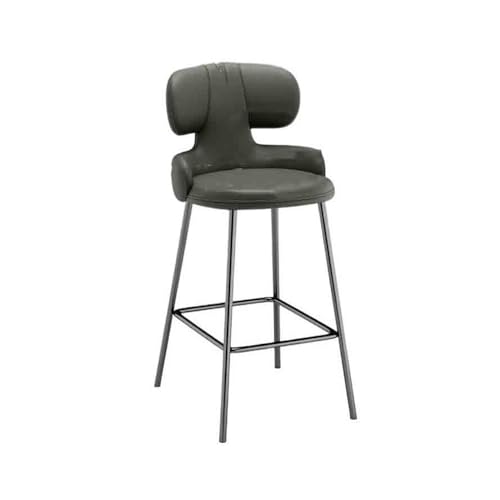 huanglyc-232 Barhocker Inselstühle Leichte Luxus-Barhocker Premium Sense Moderne Stühle mit hoher Rückenlehne(Schwarz) von huanglyc-232