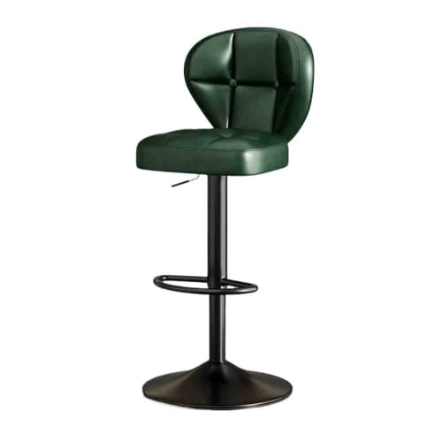 huanglyc-232 Barstuhl Hochhocker Haushaltsliftstuhl Leichter Luxus-Barstuhl Rückenlehnenstuhl Barhocker Hochhocker(Green) von huanglyc-232