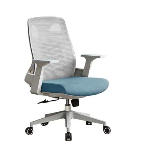 huanglyc-232 Computer-Schreibtischstuhl, Ergonomischer Bürostuhl Ergonomischer Stuhl Bequemer sitzender Computerstuhl Home Waist Study Chair Konferenzstuhl Liftsitz(Blue) von huanglyc-232