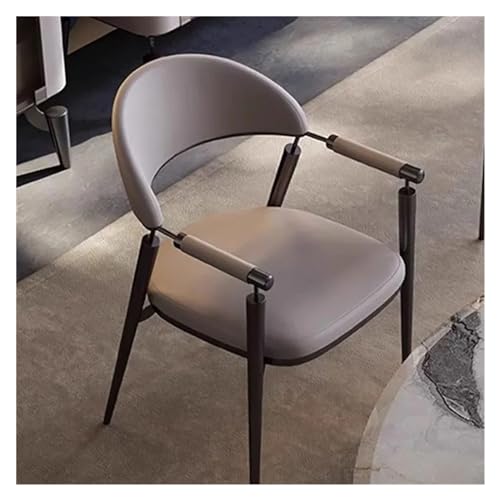 huanglyc-232 Esszimmerstühle, Simplicity-Esszimmerstühle, gepolsterte Küchenstühle aus Kunstleder mit Armlehnen und Beinen, Bequemer Sitz von huanglyc-232