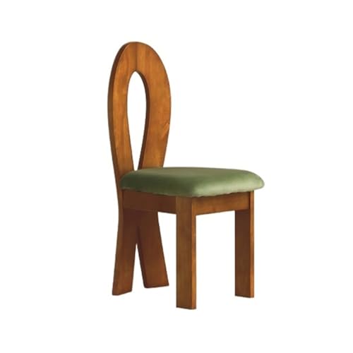 huanglyc-232 Gepolsterte Esszimmerstühle mit Holzbeinen, Mid-Century Modern gepolsterte Esszimmerstühle mit offener Rückenlehne for Esszimmer, Küche, Bequemer Sitz(Multi-Colored) von huanglyc-232