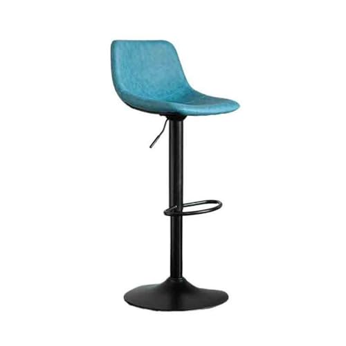 huanglyc-232 Home Dining Bar Insel Thekenstühle Einfache Barhocker Lift Swivel Hohe Hocker Cafe Stühle(Blue) von huanglyc-232