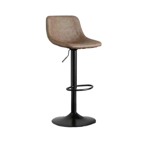 huanglyc-232 Home Dining Bar Insel Thekenstühle Einfache Barhocker Lift Swivel Hohe Hocker Cafe Stühle(Bruin) von huanglyc-232