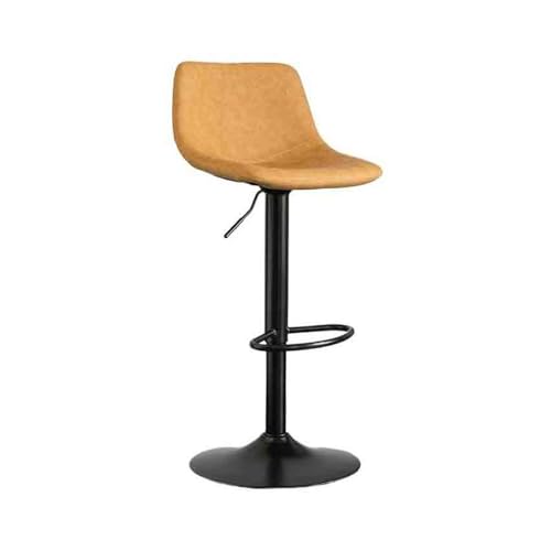 huanglyc-232 Home Dining Bar Insel Thekenstühle Einfache Barhocker Lift Swivel Hohe Hocker Cafe Stühle(Yellow) von huanglyc-232