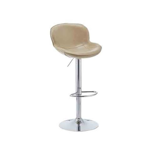huanglyc-232 Home Island Barhocker Barstuhl Hochstuhl Rezeption Kassierer Drehbarer Barstuhl Leichter Luxus-Barstuhl mit Lift(Beige) von huanglyc-232
