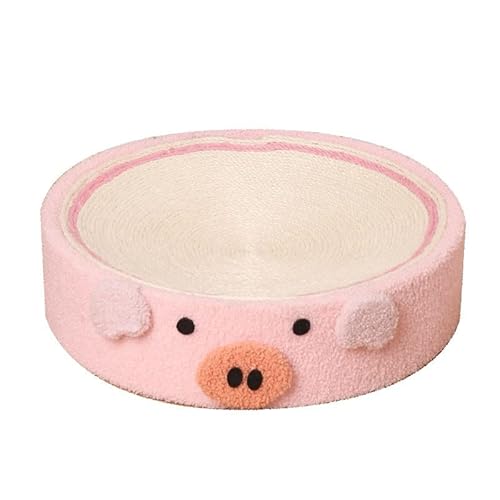 huanglyc-232 Katzenkratzbaum- Cute Pig Cat Scratcher Weave Round Cat Scratch Pad Indoor Grinding Claws Cats Training Toys Furniture Protection Kratzbrett-Pad huanglyc-232 Katzenkratzbaum- Cute Pig Cat Scratcher Weave Round Cat Scratch Pad Indoor Grinding Claws Cats Training Toys Furniture Protection Kratzbrett-Pad von huanglyc-232
