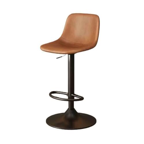 huanglyc-232 Lift Chair Light Luxus Hochhocker Drehbarer Barhocker Home Island Back Barhocker(Bruin) von huanglyc-232