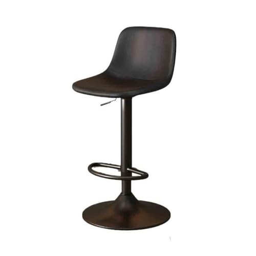 huanglyc-232 Lift Chair Light Luxus Hochhocker Drehbarer Barhocker Home Island Back Barhocker(Schwarz) von huanglyc-232