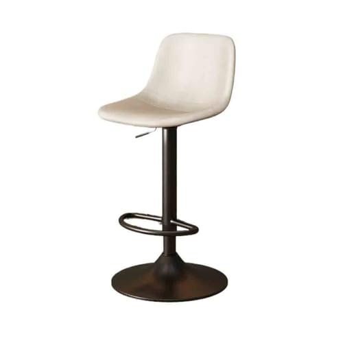 huanglyc-232 Lift Chair Light Luxus Hochhocker Drehbarer Barhocker Home Island Back Barhocker(Weiß) von huanglyc-232