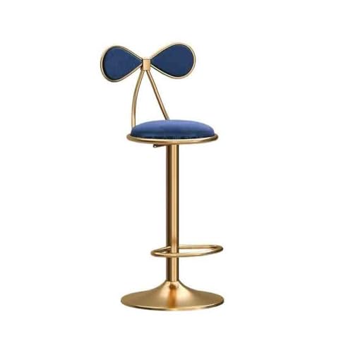 huanglyc-232 Lift Swivel Barhocker Home Island Esszimmerstuhl Einfache Moderne Rezeption Stuhl Hohe Hocker(Blue) von huanglyc-232