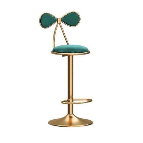 huanglyc-232 Lift Swivel Barhocker Home Island Esszimmerstuhl Einfache Moderne Rezeption Stuhl Hohe Hocker(Green) von huanglyc-232