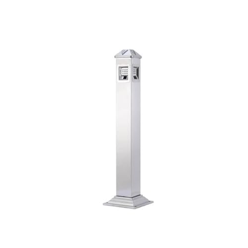 huanglyc-232 Mülleimer, Aschensäule for den Außenbereich, vertikaler Müll, Aschenbecher, Hotel-Einkaufszentrum, Raucherzimmer, Edelstahl-Rauchlöschsäule, Abfallbehälter für den Außenbereich(Weiß) huanglyc-232 Mülleimer, Aschensäule for den Außenbereich, vertikaler Müll, Aschenbecher, Hotel-Einkaufszentrum, Raucherzimmer, Edelstahl-Rauchlöschsäule, Abfallbehälter für den Außenbereich(Weiß) von huanglyc-232