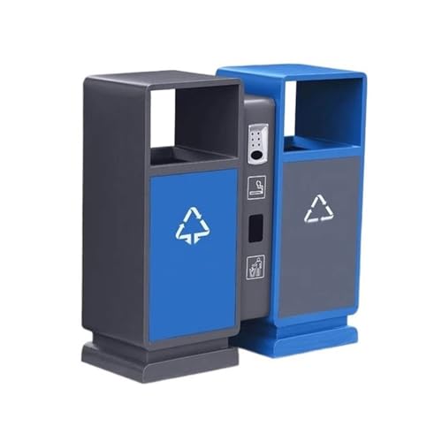 huanglyc-232 Mülleimer, Doppelter Mülleimer aus Metall for gewerbliche öffentliche Plätze im Freien huanglyc-232 Mülleimer, Doppelter Mülleimer aus Metall for gewerbliche öffentliche Plätze im Freien von huanglyc-232