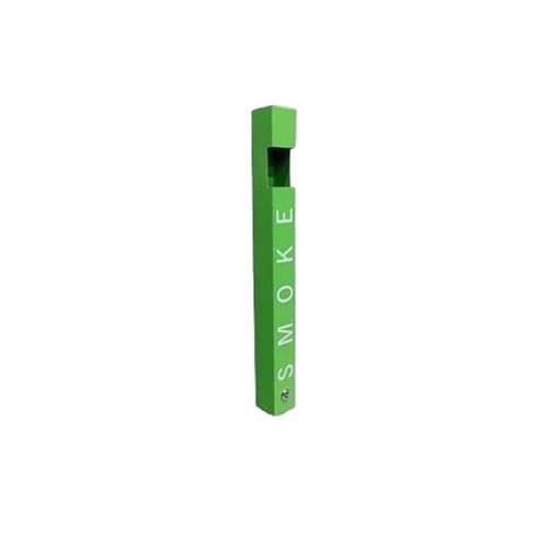 huanglyc-232 Mülleimer, Einfache Atmosphäre, vertikaler Aschesäulen-Raucherkiosk, hängende Zigarettenkippensäule, feststehender Zigarettenkippensammler, Abfallbehälter für den Außenbereich(Green) von huanglyc-232