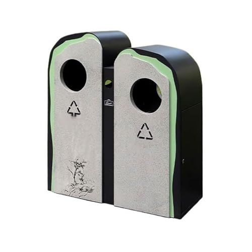 huanglyc-232 Mülleimer, Imitation Stone Creativity Mülleimer Outdoor Park aus verzinktem Stahl von huanglyc-232