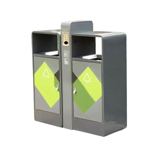 huanglyc-232 Mülleimer, Klassifizierter Abfallbehälter for öffentliche Bereiche, Mülleimer aus verzinktem Stahl for den Außenbereich von huanglyc-232