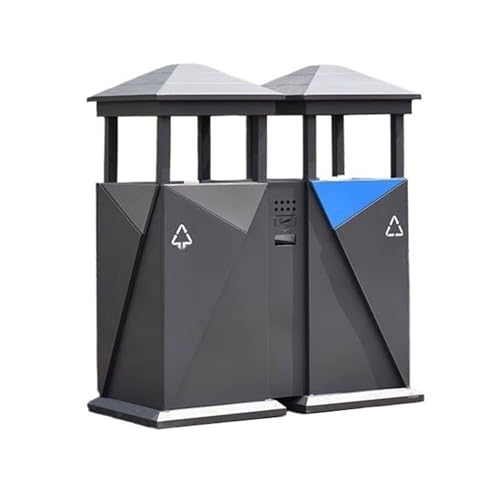 huanglyc-232 Mülleimer, Kommerzieller klassifizierter Mülleimer im öffentlichen Außenbereich aus Metall von huanglyc-232