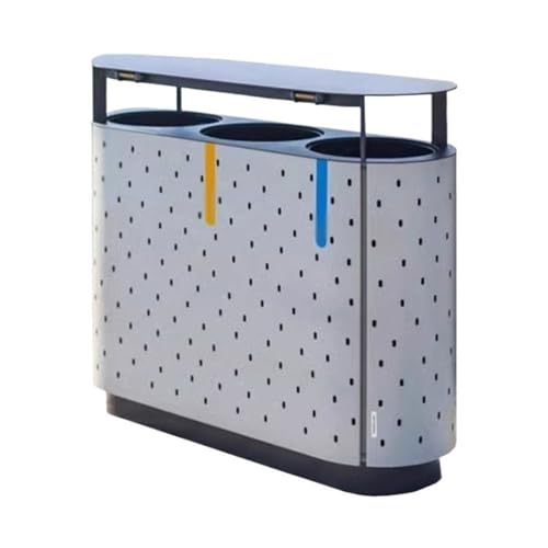 huanglyc-232 Mülleimer, Kreativität klassifizierter Mülleimer aus Metall for den Außenbereich for kommerzielle malerische Orte von huanglyc-232