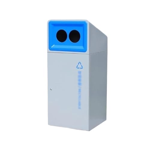 huanglyc-232 Mülleimer, Mülleimer aus Metall mit großem Fassungsvermögen, 120 l, for den Außenbereich, Garten, Straße, Platz, Abfallbehälter für den Außenbereich von huanglyc-232