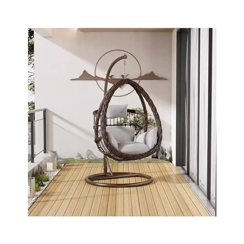 huanglyc-232 Rattanstuhl- Hängende Korbstühle for Den Außenbereich, Schaukeln for Den Innenbereich, Wiegen, Hängestühle, Hängekörbe, Rattanstühle, Balkone Terrassen-Loungesessel von huanglyc-232