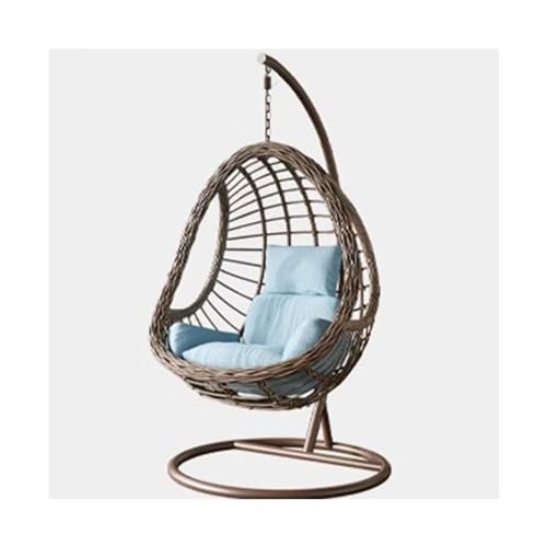 huanglyc-232 Rattanstuhl- Hängesessel Hängekorb Rattanstuhl Schaukelstuhl Balkon Freizeit Schaukelstuhl Home Indoor Swing Hängesessel Terrassen-Loungesessel von huanglyc-232