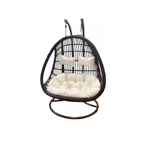 huanglyc-232 Rattanstuhl- Hängesessel Hängekorb Schaukelstuhl Innen- Und Außenbalkonschaukel Haushaltsrattanstuhl Hängebett Terrassen-Loungesessel von huanglyc-232