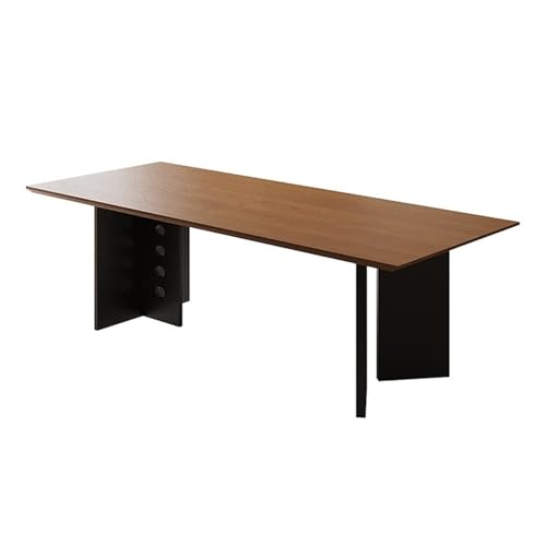 huanglyc-232 Rechteckiger Chefschreibtisch, moderner PC-Schreibtisch aus Massivholz, geräumiger Schreib- und Arbeitstisch for das Home Office Home-Office-Schreibtisch(S) von huanglyc-232