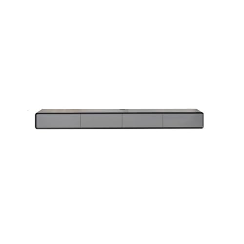 huanglyc-232 TV-Ständer Schwebende TV-Einheit, TV-Konsole, schwebendes Regal mit Schubladen for Wohnzimmer, Esszimmer, Schlafzimmer TV-Unterhaltung(Black and Grey) von huanglyc-232