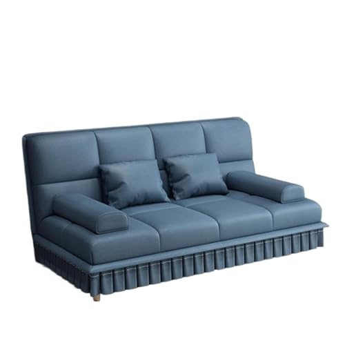 huanglyc-232 Umwandelbares Schlafsofa- Doppelt verwendbares, multifunktionales Klappsofabett, kleines Apartmentdesign, Wohnzimmer zu Hause(Blue) von huanglyc-232