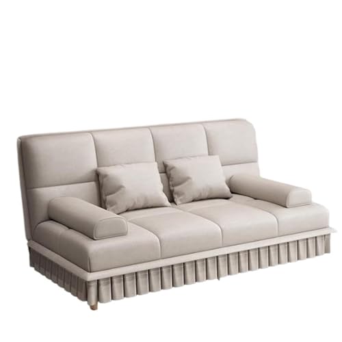 huanglyc-232 Umwandelbares Schlafsofa- Doppelt verwendbares, multifunktionales Klappsofabett, kleines Apartmentdesign, Wohnzimmer zu Hause(Weiß) von huanglyc-232