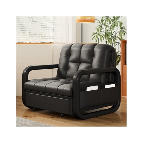 huanglyc-232 Umwandelbares Schlafsofa- Einzelschlafsofa mit Latexkissen, zusammenklappbares Teleskopbett doppeltem Verwendungszweck(Klein) von huanglyc-232