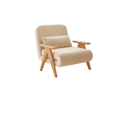 huanglyc-232 Umwandelbares Schlafsofa- Klappbares Schlafsofa, multifunktional, Einzelbett, Massivholz(Klein) von huanglyc-232