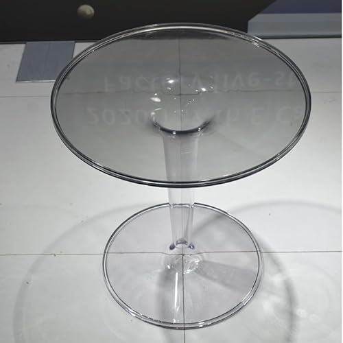 Moderner kleiner Couchtisch Sofatisch Teetisch, Acryl-Kantentisch, nordischer einfacher transparenter Teetisch, Balkon, kleiner runder Tisch, kreativer Ecktisch, moderner kleiner Couchtisch , für Zuha von huangwei-2018