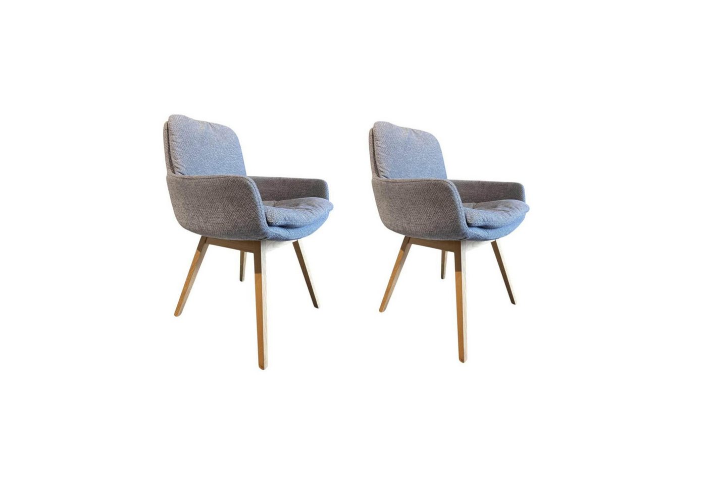 hülsta Essgruppe 2er-Set Stuhl S 700 Stoff 4402 Grau Füße Eiche hülsta Essgruppe 2er-Set Stuhl S 700 Stoff 4402 Grau Füße Eiche von hülsta