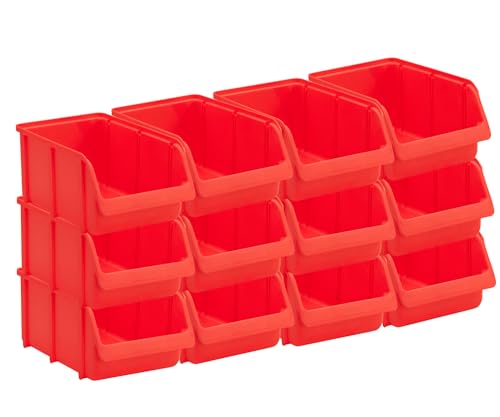 hünersdorff 12x Sichtbox Stapelbox Lagerbox in Größe 4, aus Polypropylen hünersdorff 12x Sichtbox Stapelbox Lagerbox in Größe 4, aus Polypropylen von hünersdorff
