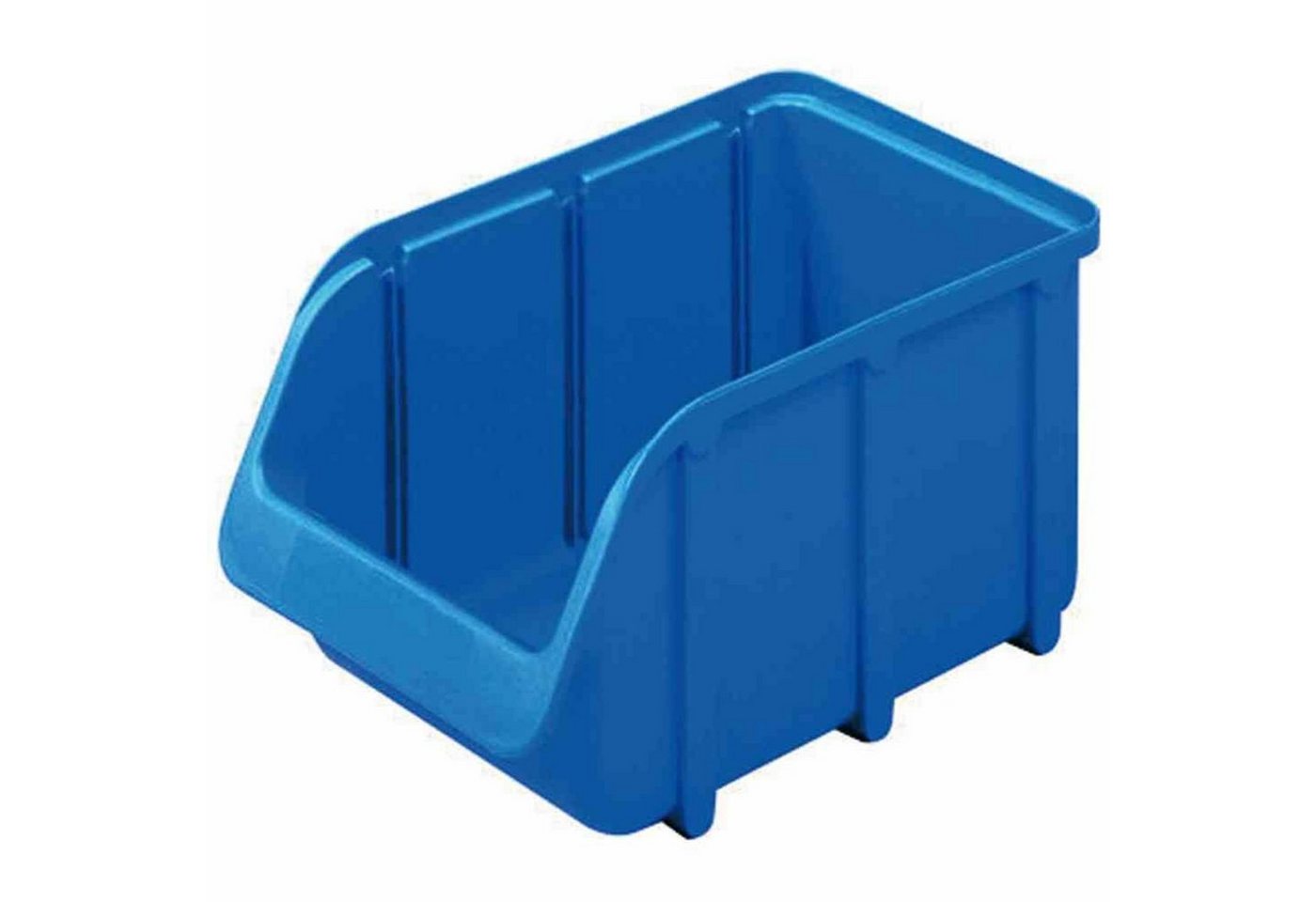 hünersdorff Aufbewahrungsbox Sichtbox PP Größe 2L Farbe: blau, 215/185x100x75mm von hünersdorff