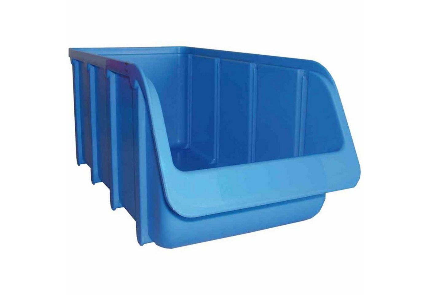 hünersdorff Aufbewahrungsbox Sichtbox PP Größe 3L Farbe: blau, 315/285x145x125mm von hünersdorff