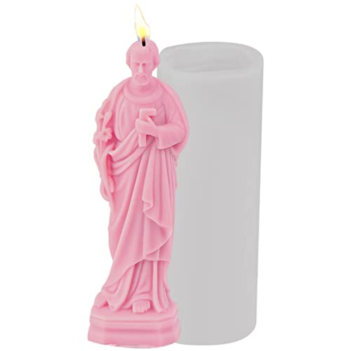 huiba Silikonform für Jesus, Formen zur Herstellung von Aromatherapie-Kerzen, hitzebeständig, 3D-Seifen und Tonformen, flexibles Werkzeug für Bastelarbeiten huiba Silikonform für Jesus, Formen zur Herstellung von Aromatherapie-Kerzen, hitzebeständig, 3D-Seifen und Tonformen, flexibles Werkzeug für Bastelarbeiten von huiba