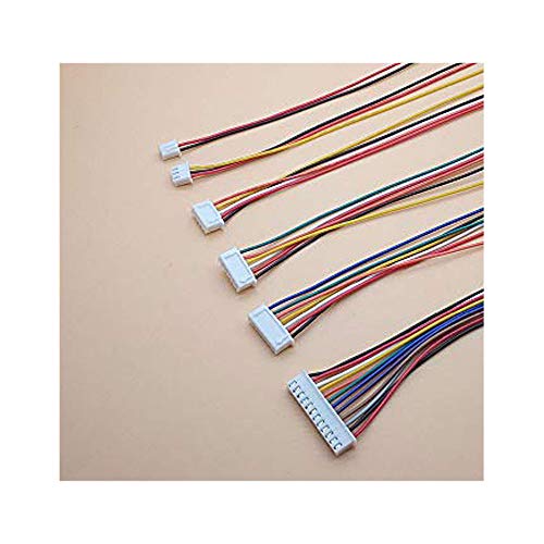 20 Stück 26AWG JST XH2.54 2/3/4/5/6/7/8/9/10 Pin Pitch 2,54 mm Stecker Kabel 30 cm Länge von huicouldtool