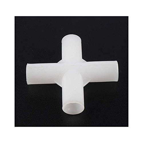 5 stücke 12mm PVC Gerade Ellenbogen T Stecker Vierwegeverbindung 90 120 135 grad 1/4 '' PVC Rohr Adapter DIY Kleiderschrank Zeltbeschläge,Kreuz, 12mm von huicouldtool